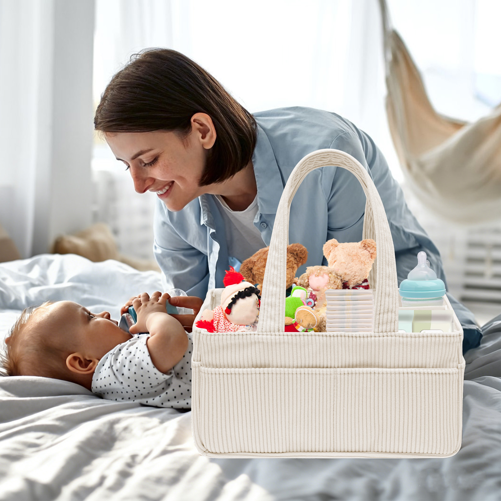 Baby Diaper Caddy Organizer Po - Baby Nursery Organization Ideas recension och pris