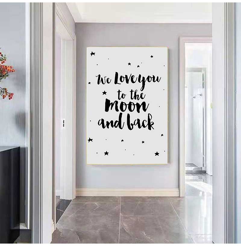 Sign Poster Stars Nursery Canv - Baby Nursery Picture Frames recension och pris
