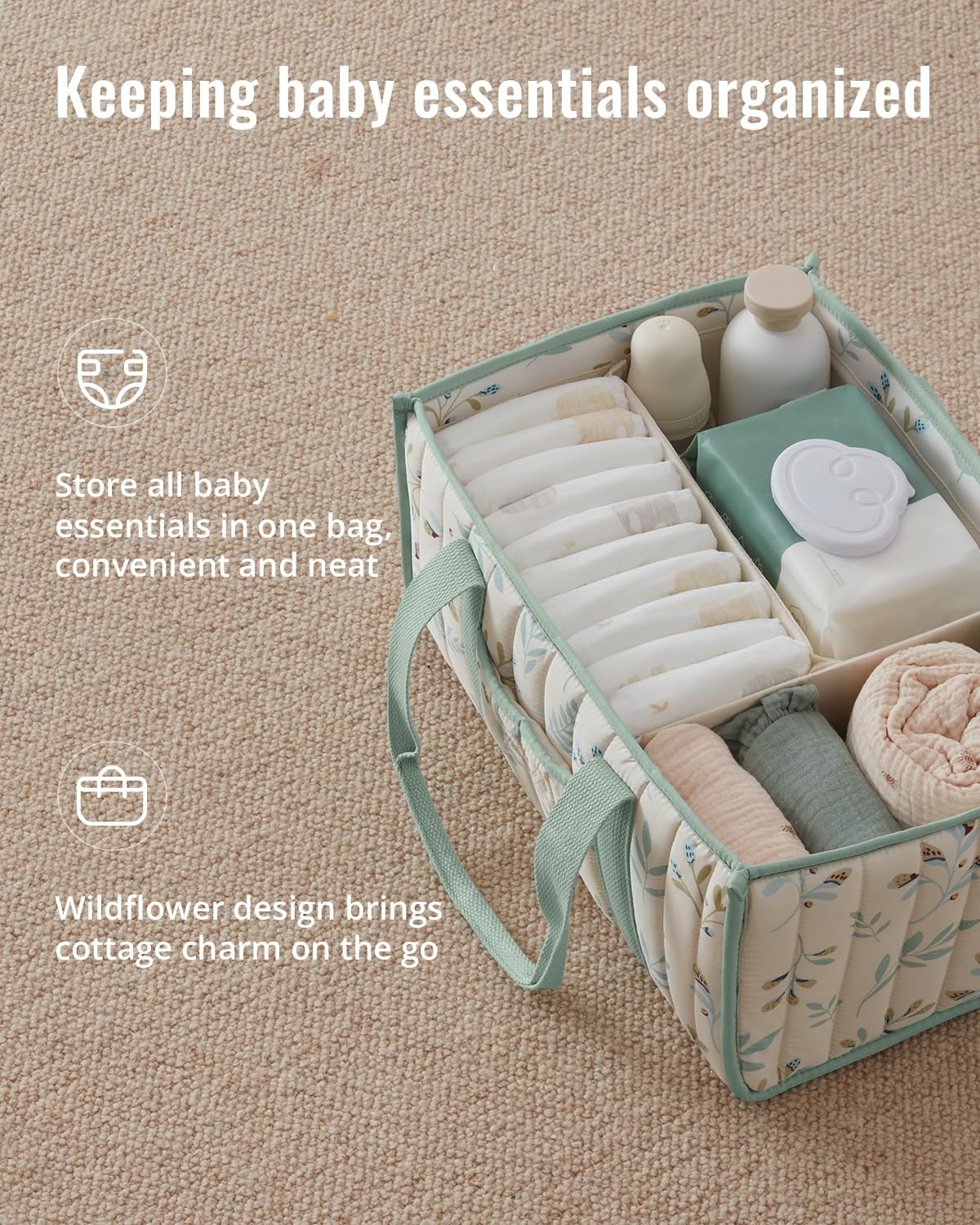Diaper Caddy Organizer, Stylis - Baby Nursery Unisex recension och pris