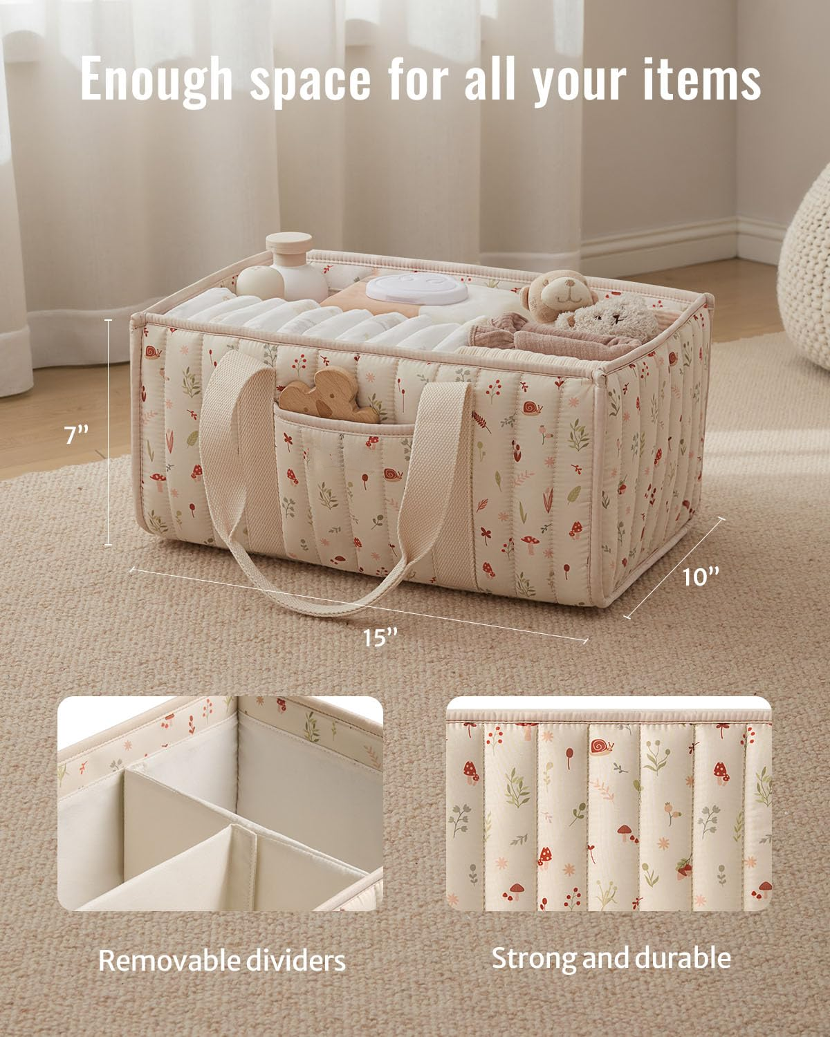 Diaper Caddy Organizer, Stylis - Baby Nursery Unisex recension och pris