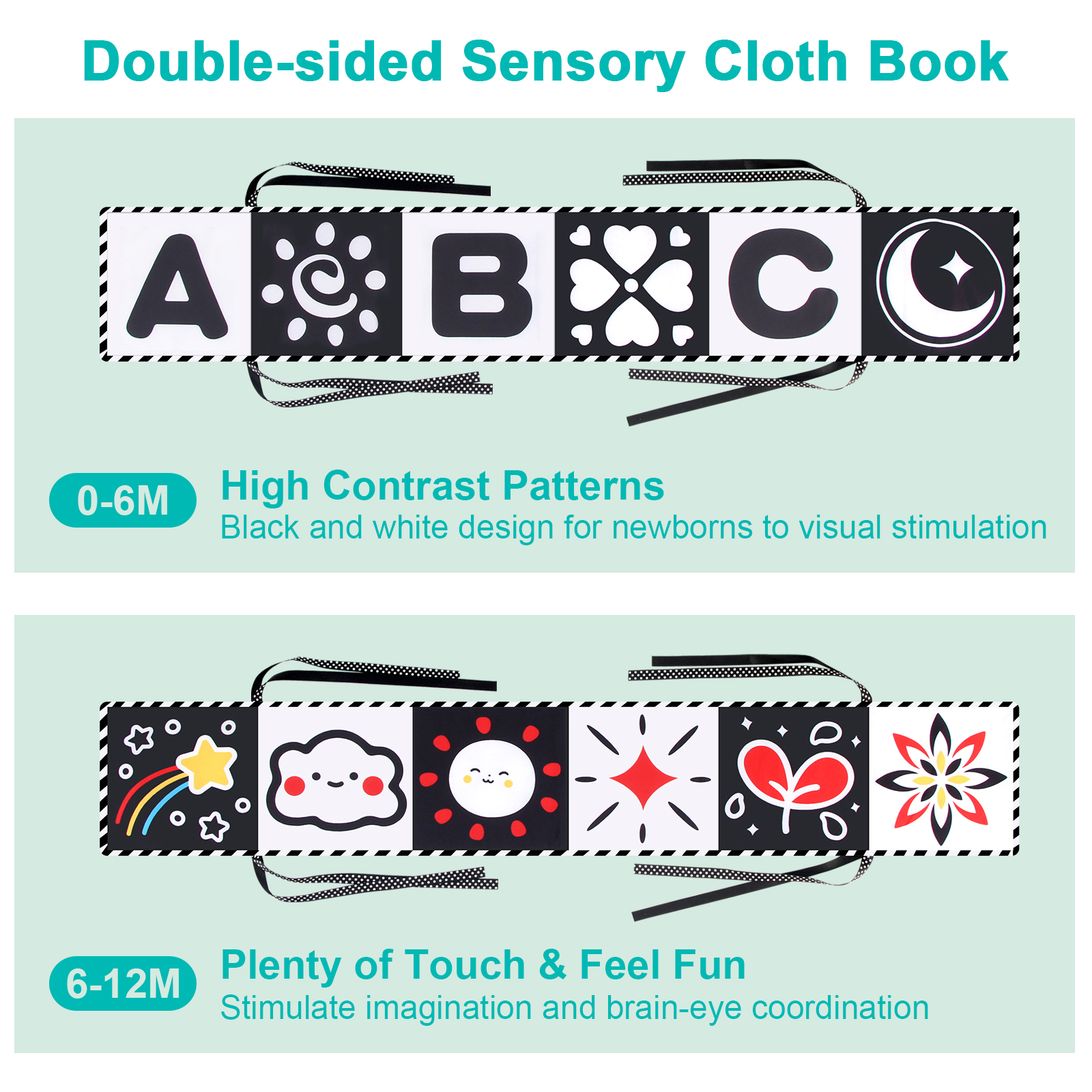 Baby Sensory Cloth Book High C - Baby Nursery Books recension och pris