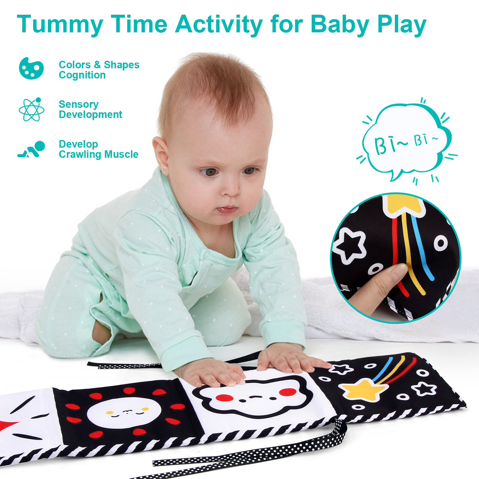 Baby Sensory Cloth Book High C - Baby Nursery Books recension och pris