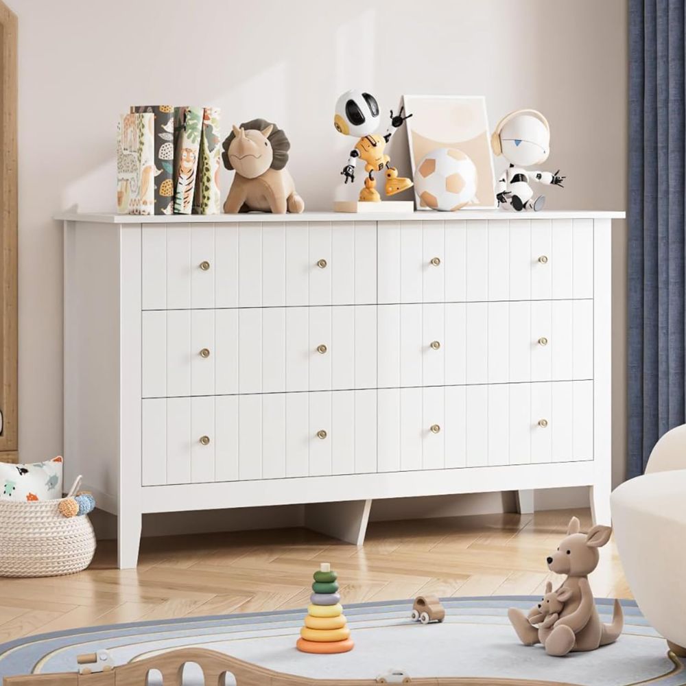 White Dresser, Chest of Drawer - Baby Nursery Chest Of Drawers recension och pris
