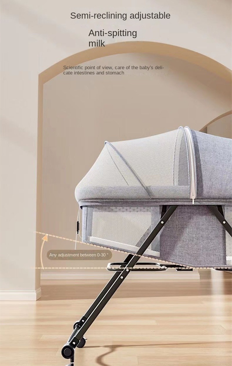 Portable Bassinet Cover with M - Bassinet Bedside Sleeper recension och pris