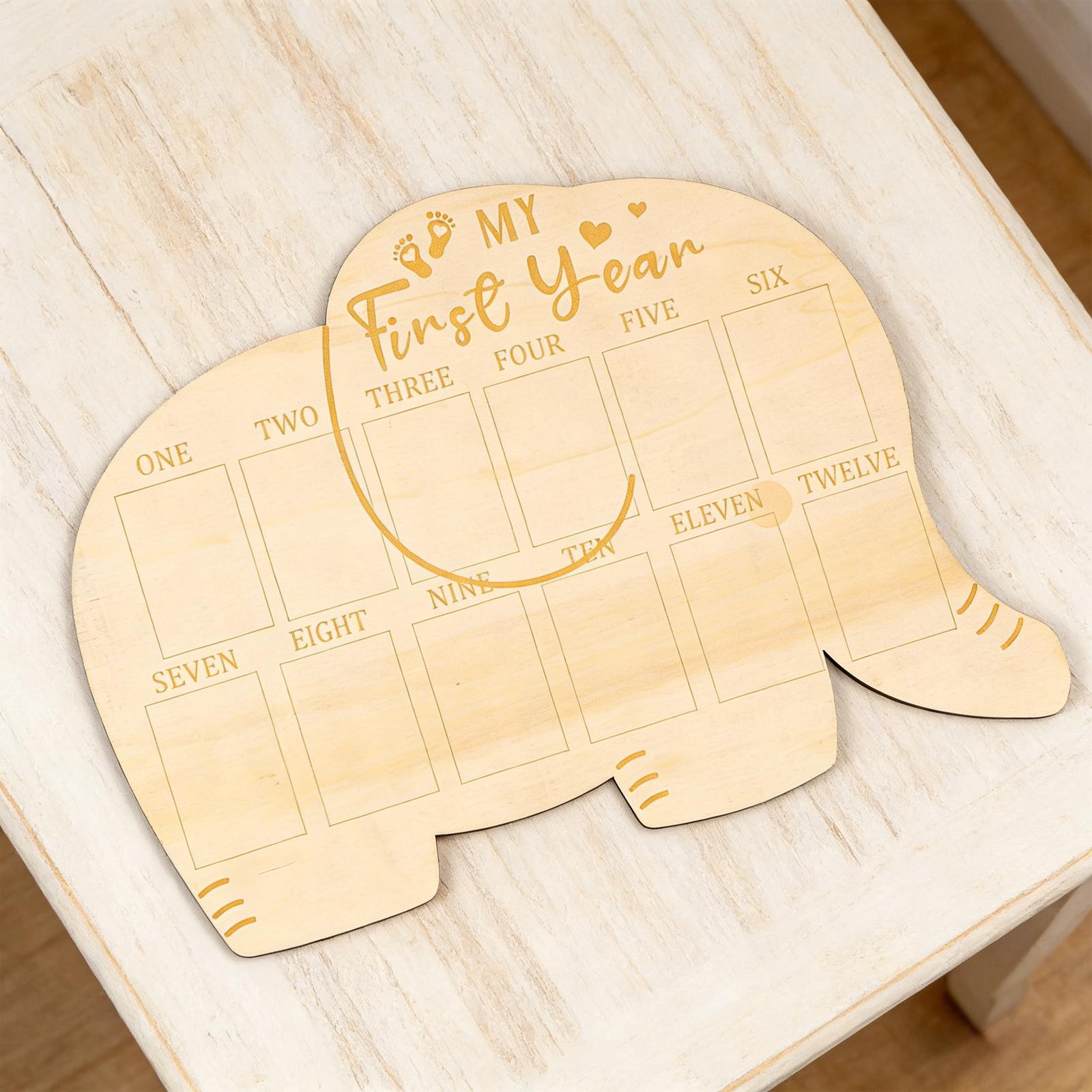 Baby Photo Board Wood Frame Tw - Baby Nursery Picture Frames recension och pris
