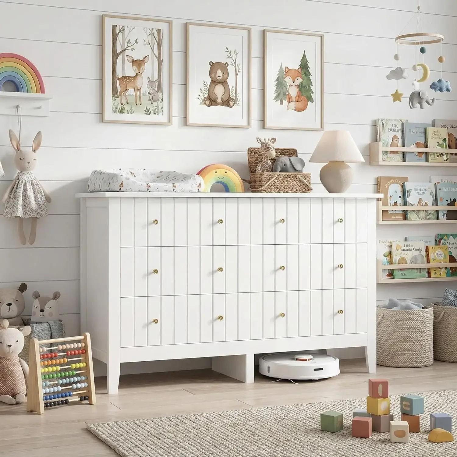 White Dresser, Chest of Drawer - Baby Nursery Chest Of Drawers recension och pris