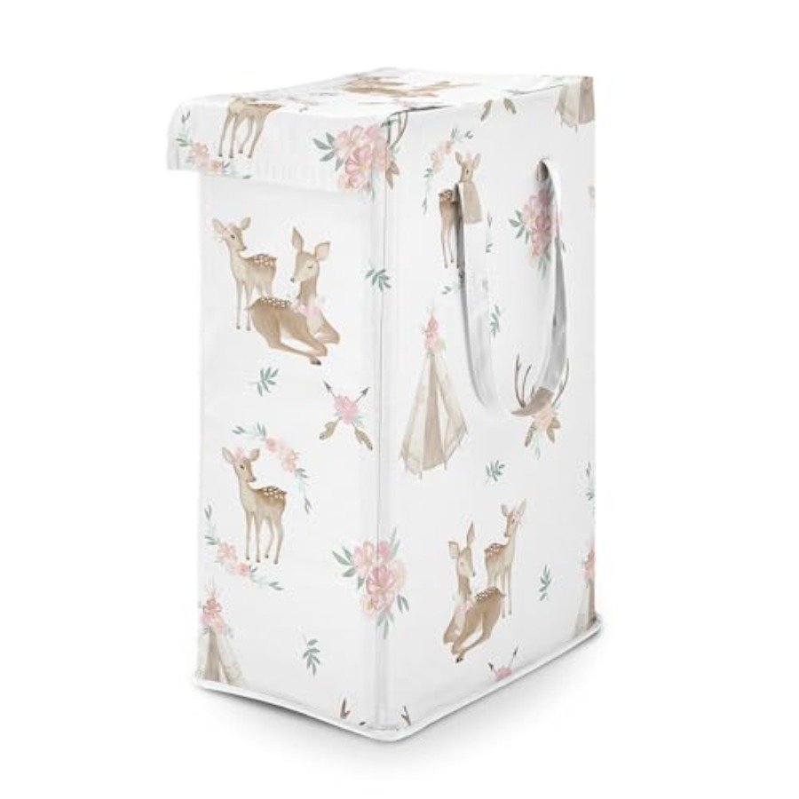 Woodland Girl Laundry Hamper F - Baby Nursery Handles recension och pris