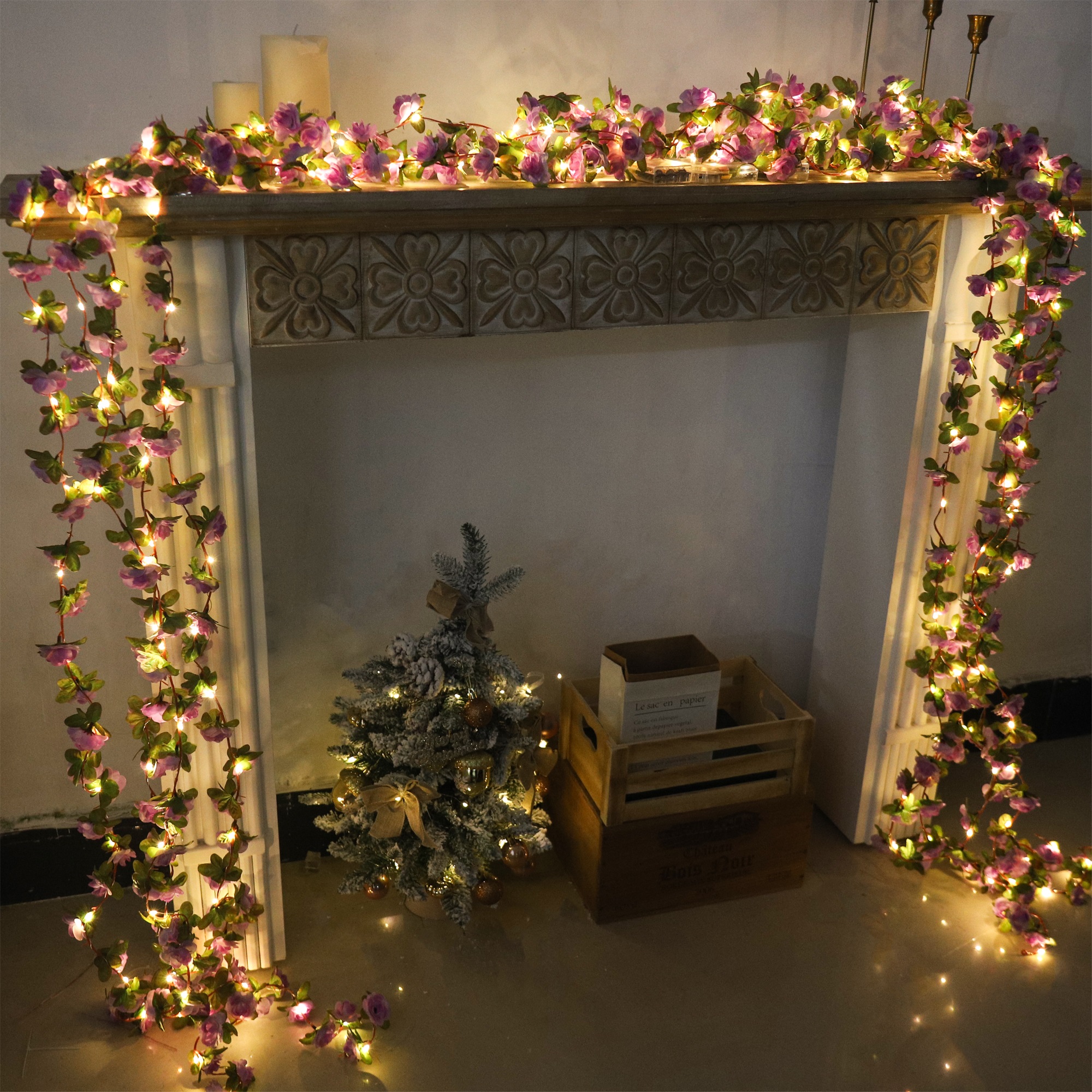 Rose LED Lights String Artific - Baby Nursery Lamp recension och pris