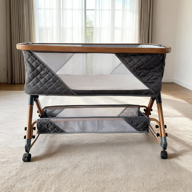 Wholesale Foldable Swing Rocki - Bassinet Bedside Sleeper recension och pris