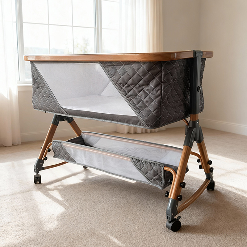 Wholesale Foldable Swing Rocki - Bassinet Bedside Sleeper recension och pris