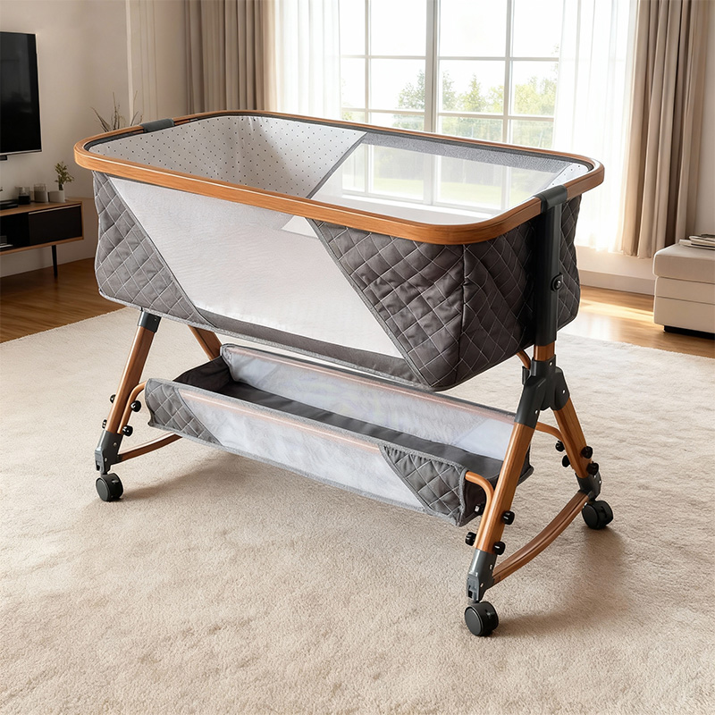 Wholesale Foldable Swing Rocki - Bassinet Bedside Sleeper recension och pris