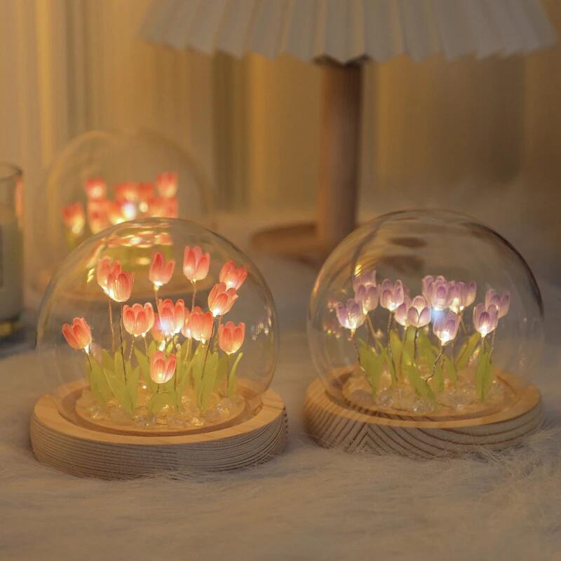 Artificial Tulip Flower Night  - Baby Nursery Lamp recension och pris