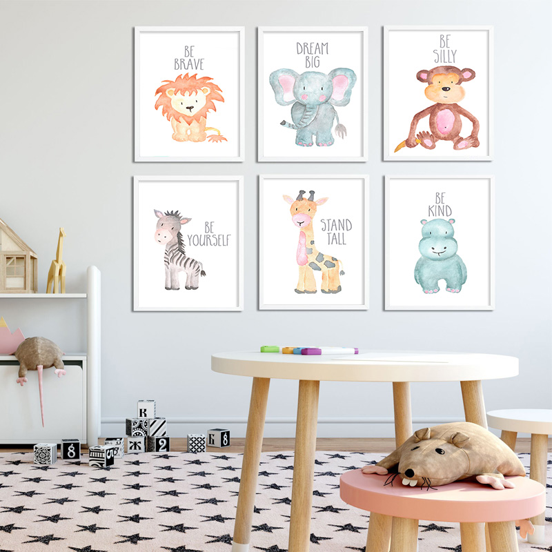 Baby Animal Lion Elephant Gira - Baby Nursery Animal Pictures recension och pris