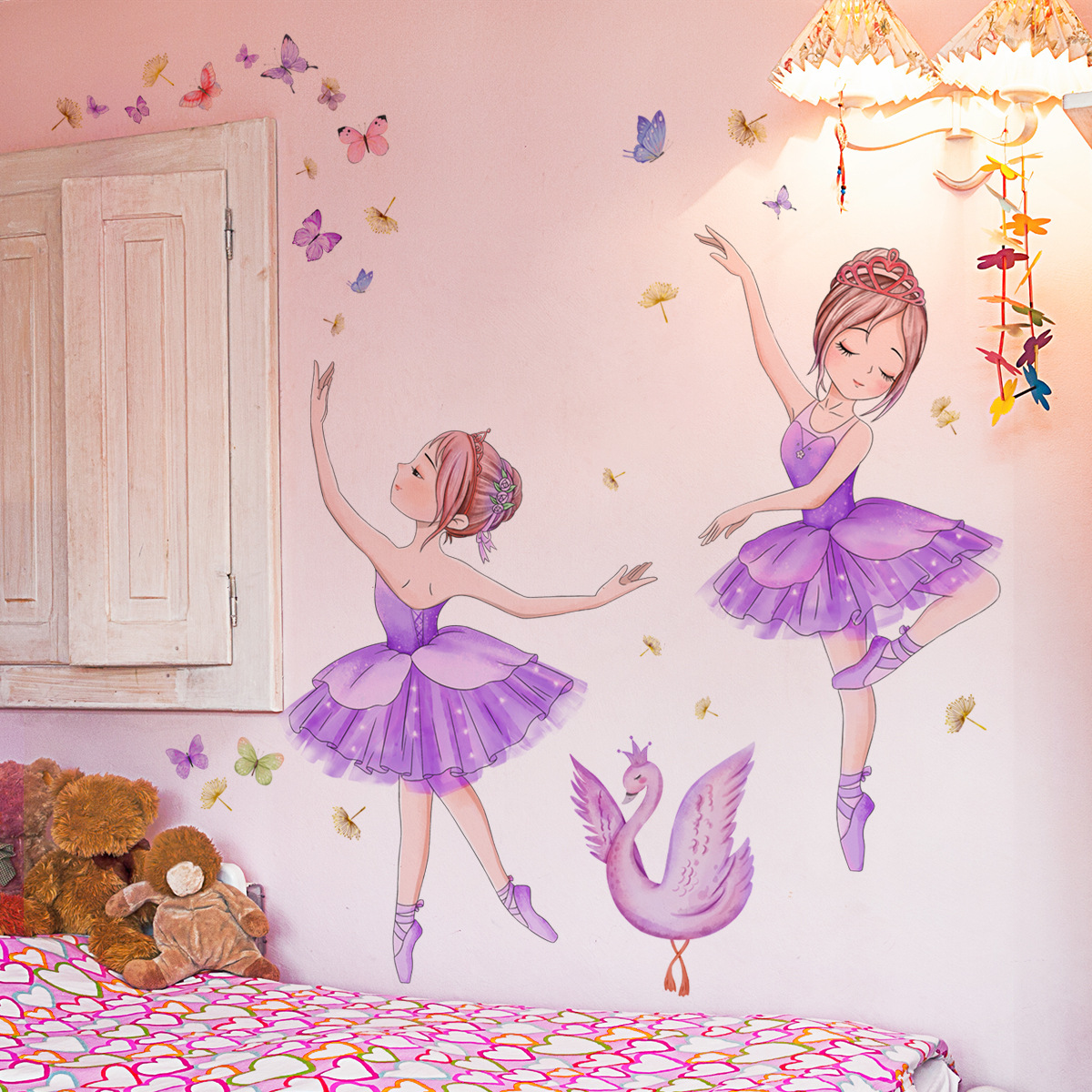 Ballet Girl Vinyl Child Wall S - Baby Nursery Ideas Girl recension och pris