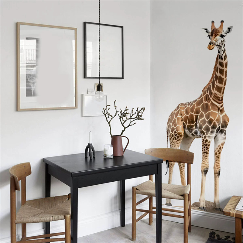Large Safari Animals Giraffe S - Baby Nursery Labels recension och pris