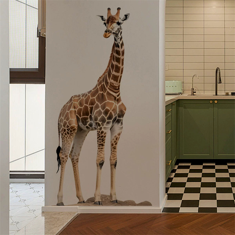 Large Safari Animals Giraffe S - Baby Nursery Labels recension och pris