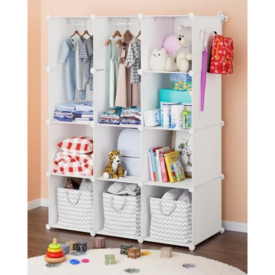 Baby Closet Organizer for Nurs - Baby Nursery Wardrobe recension och pris