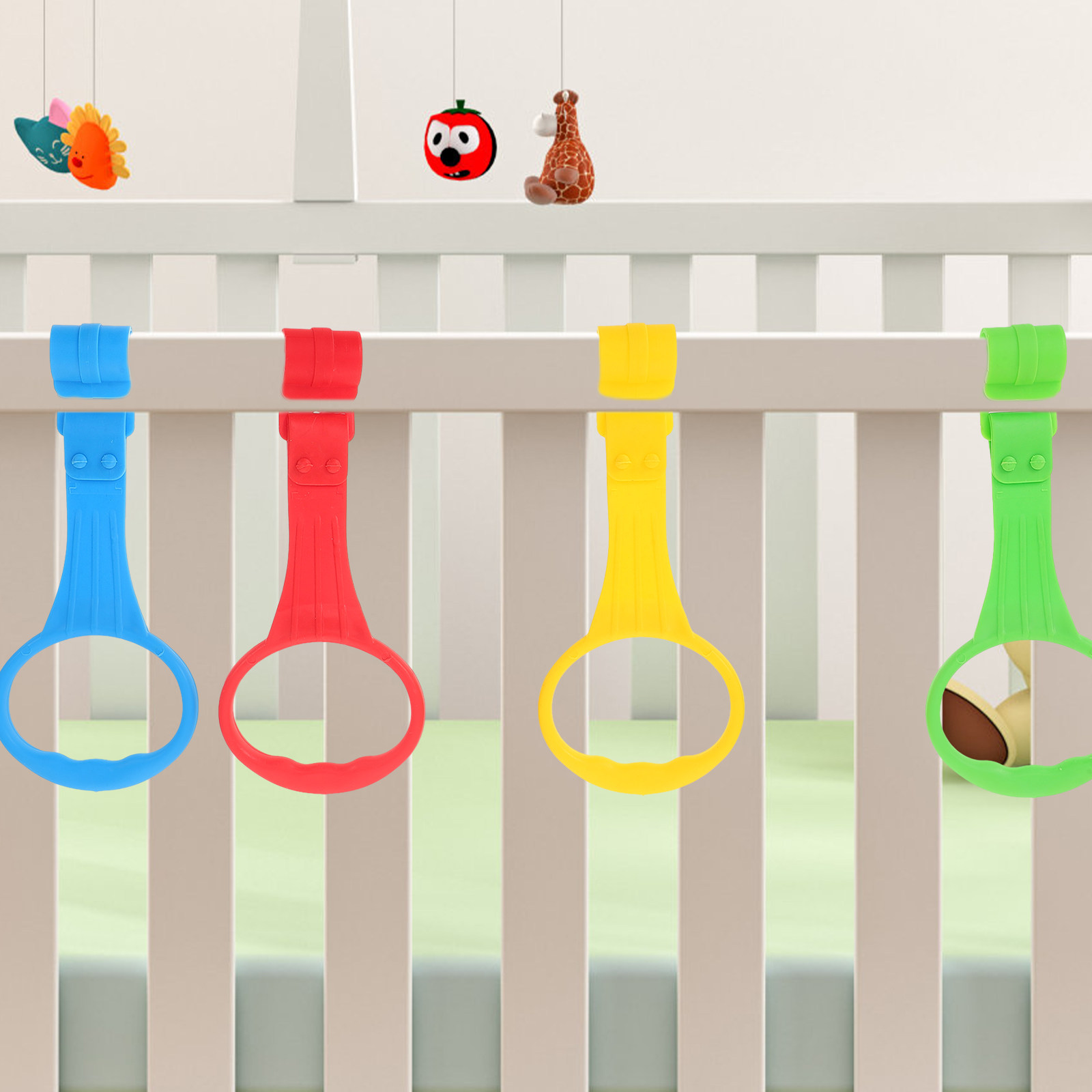 4Pcs Baby Stand Up Pull Rings  - Baby Nursery Handles recension och pris