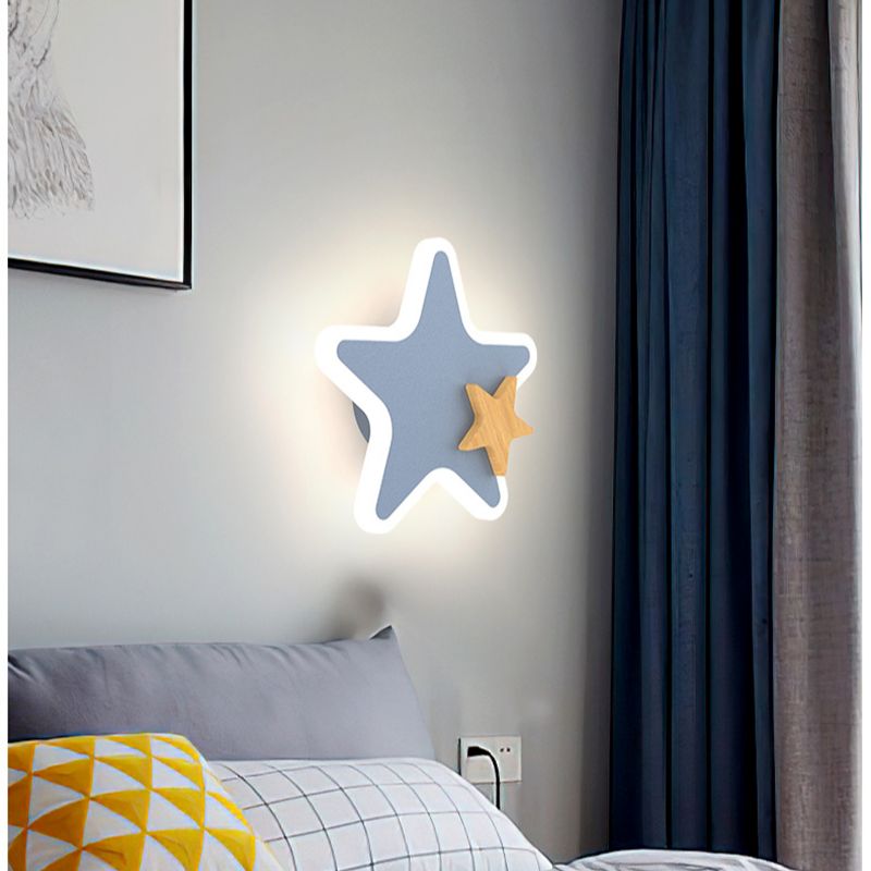 Cartoon LED Rocket Wall Lamp M - Baby Nursery Lamp recension och pris