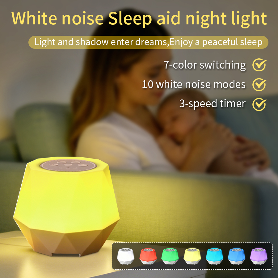 White Noise function Night Lig - Baby Nursery Lamp recension och pris